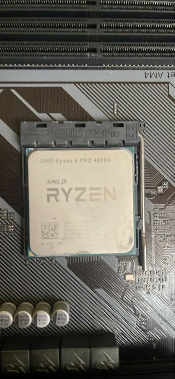 Placa mãe Aorus Elite B450+Ryzen 5 4650G Pro - Foto 2