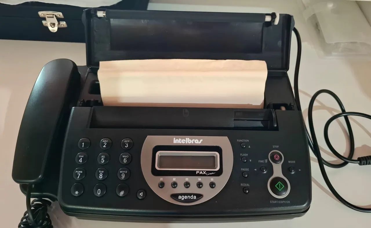 Fax Intelbras F312/BRB Linea Grafite com Telefone  - Foto 2