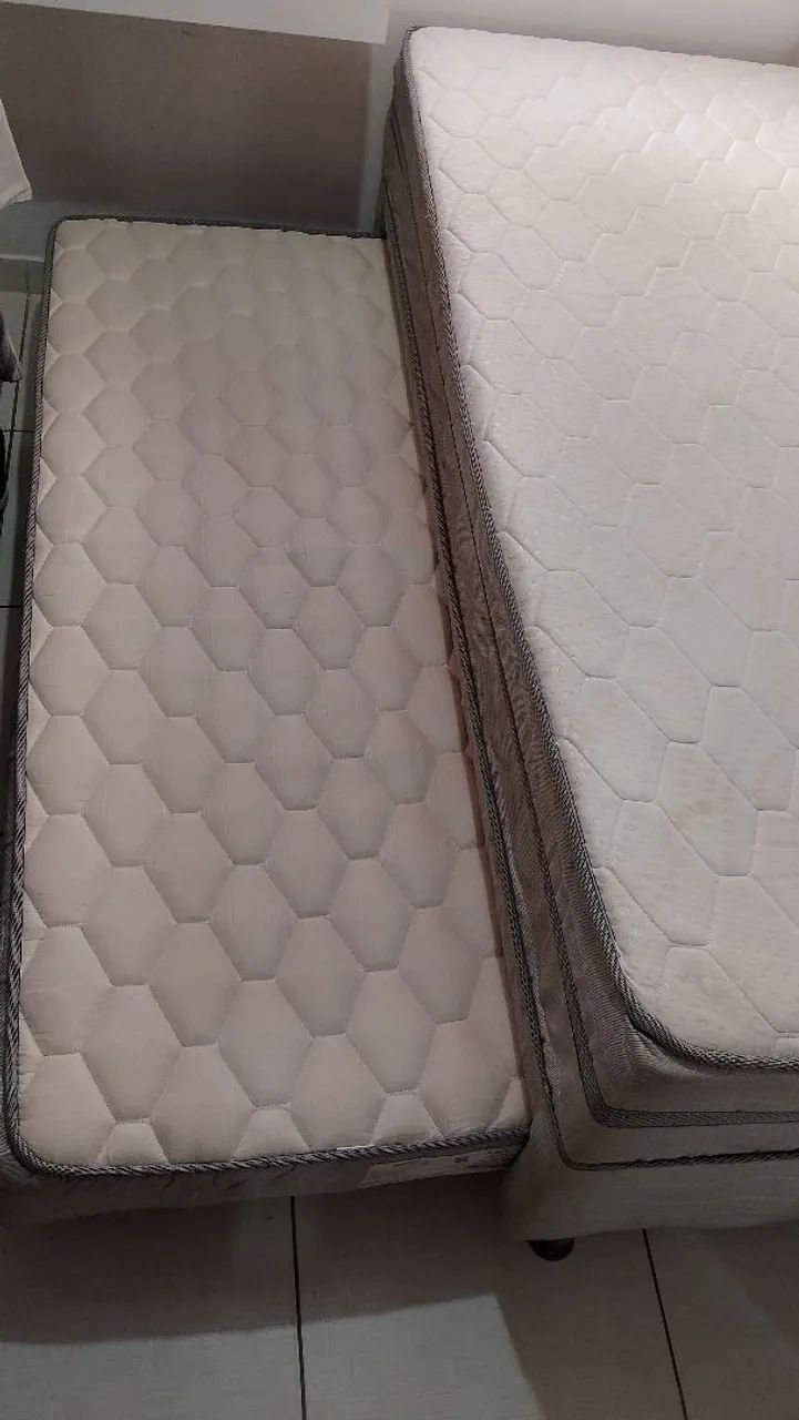 Cama box solteiro conjugada