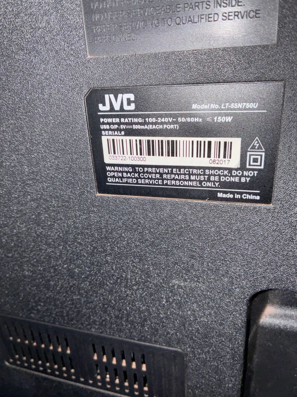 TV 55 polegadas JVC com defeito  - Foto 4