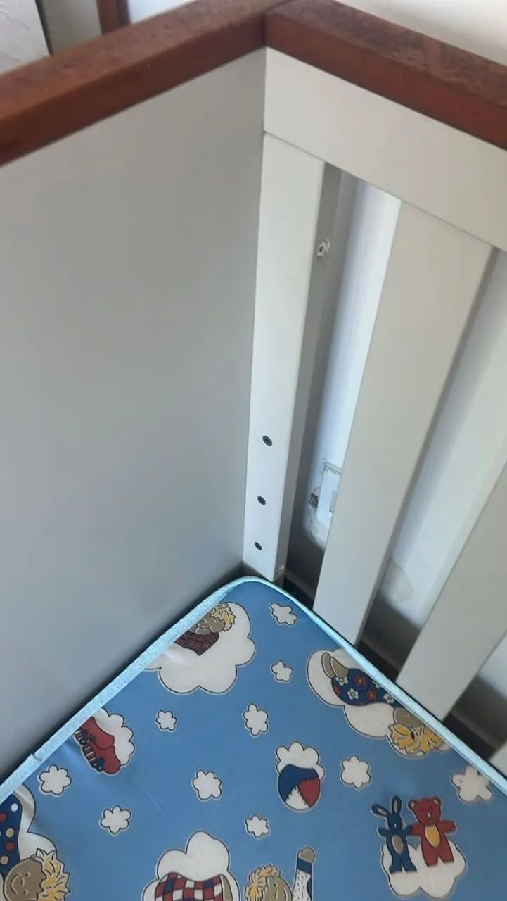 Berço Novo Laqueado com colchão - Foto 3