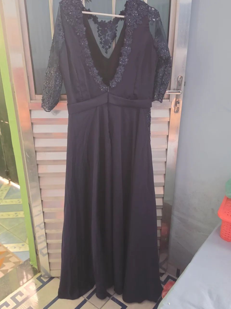 VESTIDO SOCIAL LONGO - Foto 4