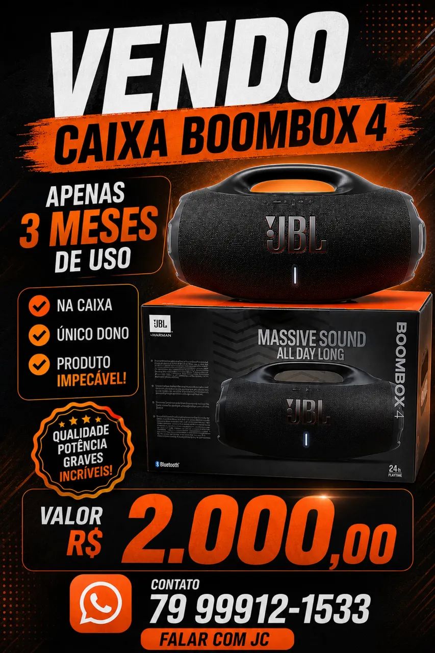 Caixa de som Bombox 