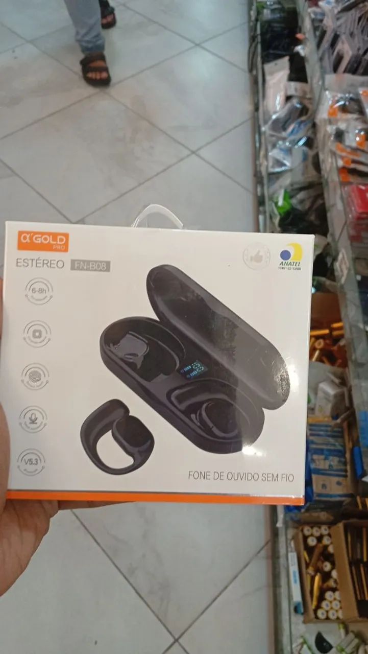FONE DE OUVIDO BLUETOOTH ESTÉREO 