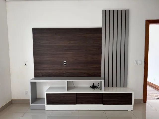 Rack com painel 