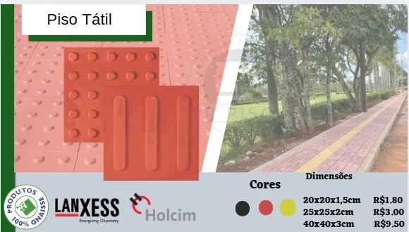 Peças Concreto, Ladrilhos, piso tatil chapeu de muro - Foto 3