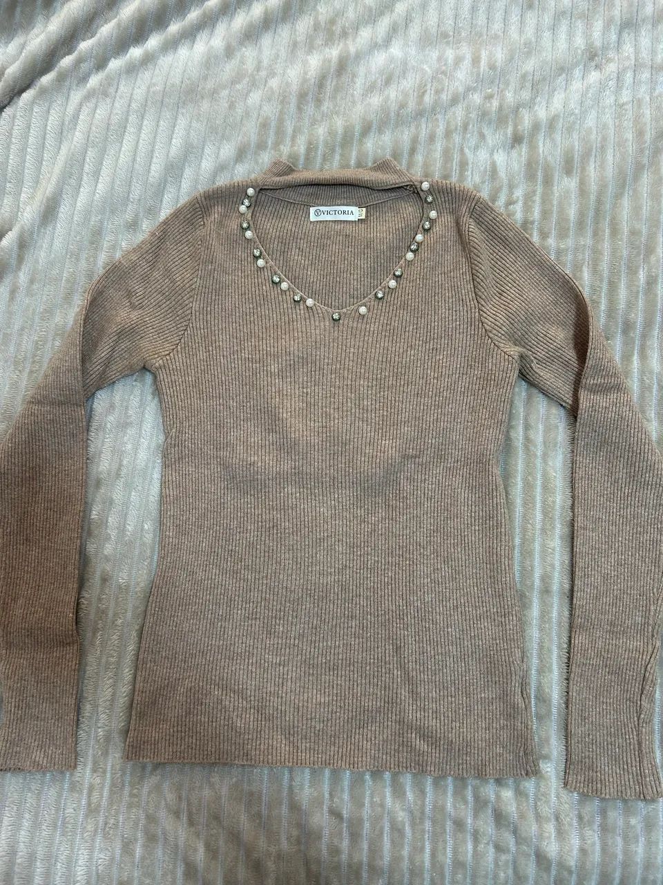Blusa Modal com Pérolas