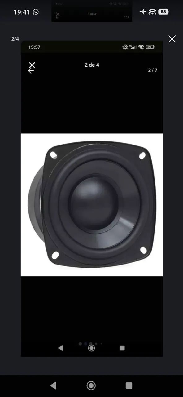Kit 2 Alto falante JBL 3,5 polegadas 50w 8ohms - Foto 2