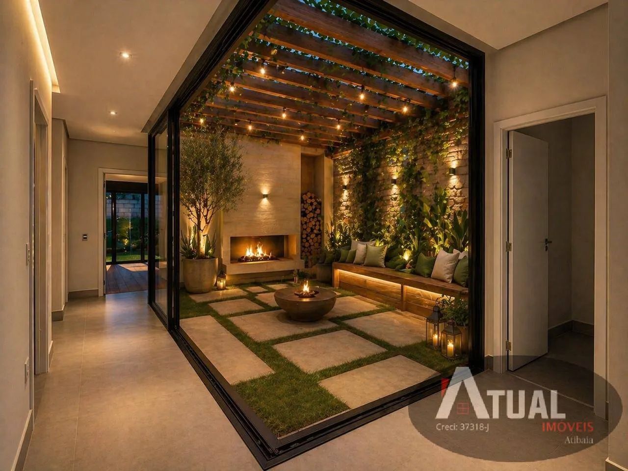 CASA NOVA EM CONDOMINIO ATIBAIA COM 3 SUITES - Foto 2