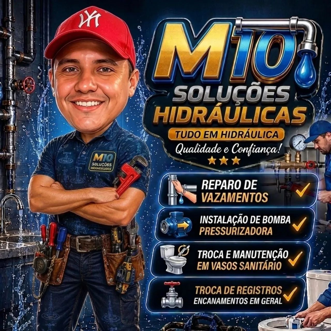 Soluções hidráulicas em Fortaleza