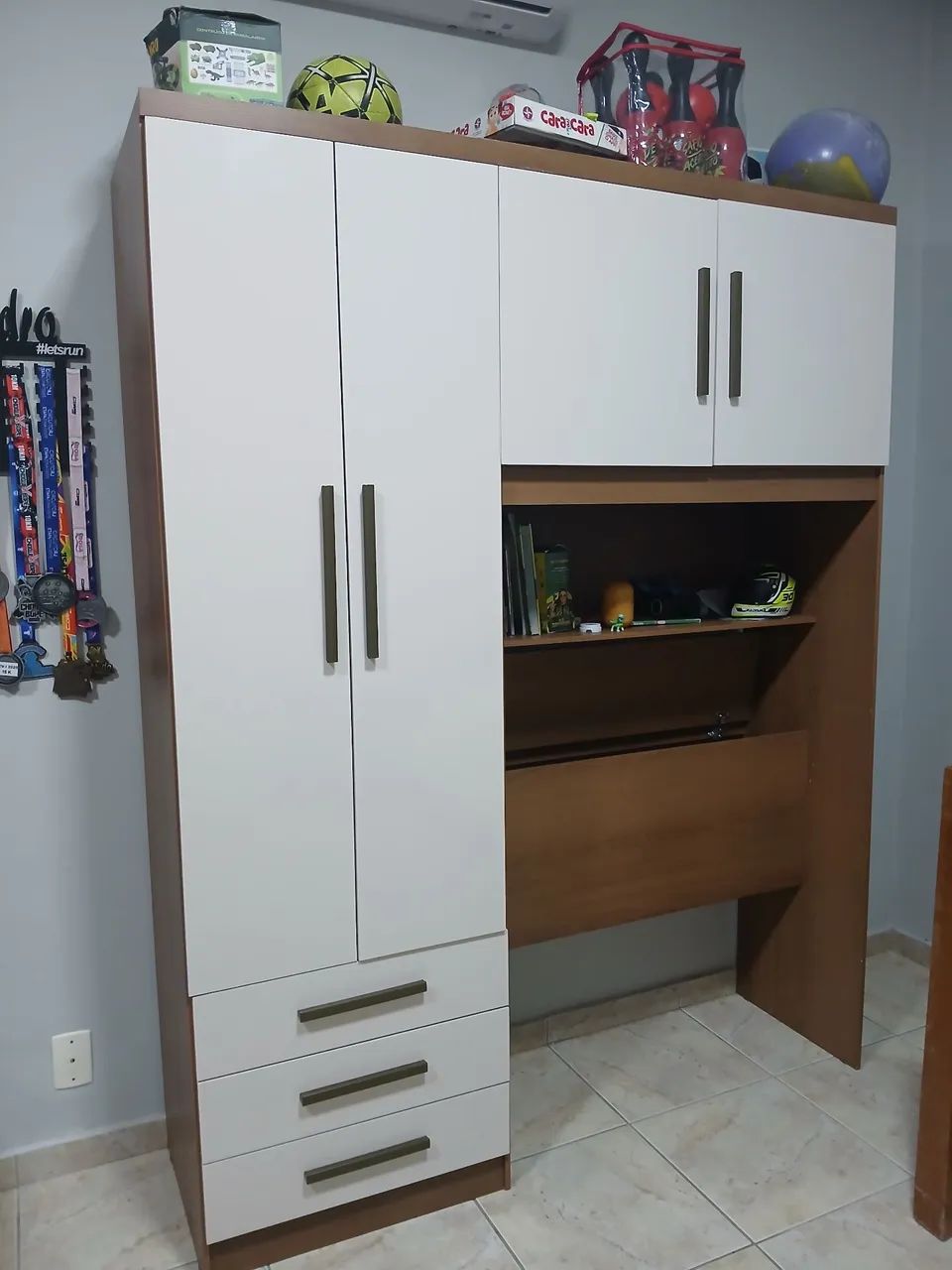 GUARDA ROUPA COM BAÚ - Foto 5