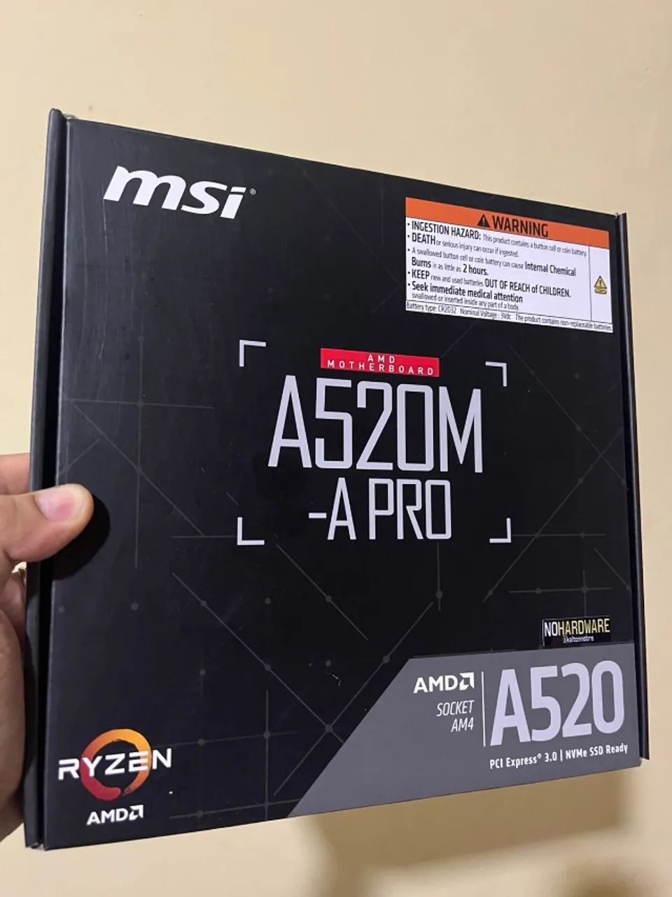(PROMOÇÃO) Placa mãe A520m MSI A Pro (Produto novo)
