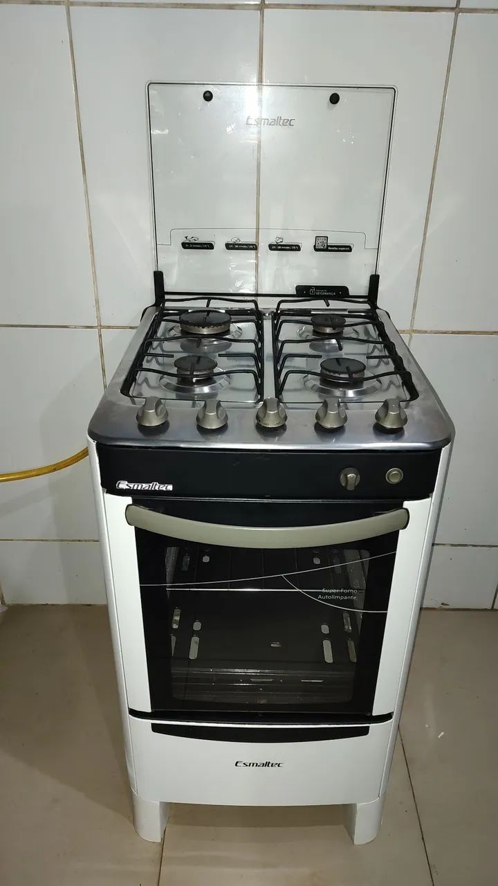 Fogão Esmaltec com acendimento automático, FAÇO A ENTREGA