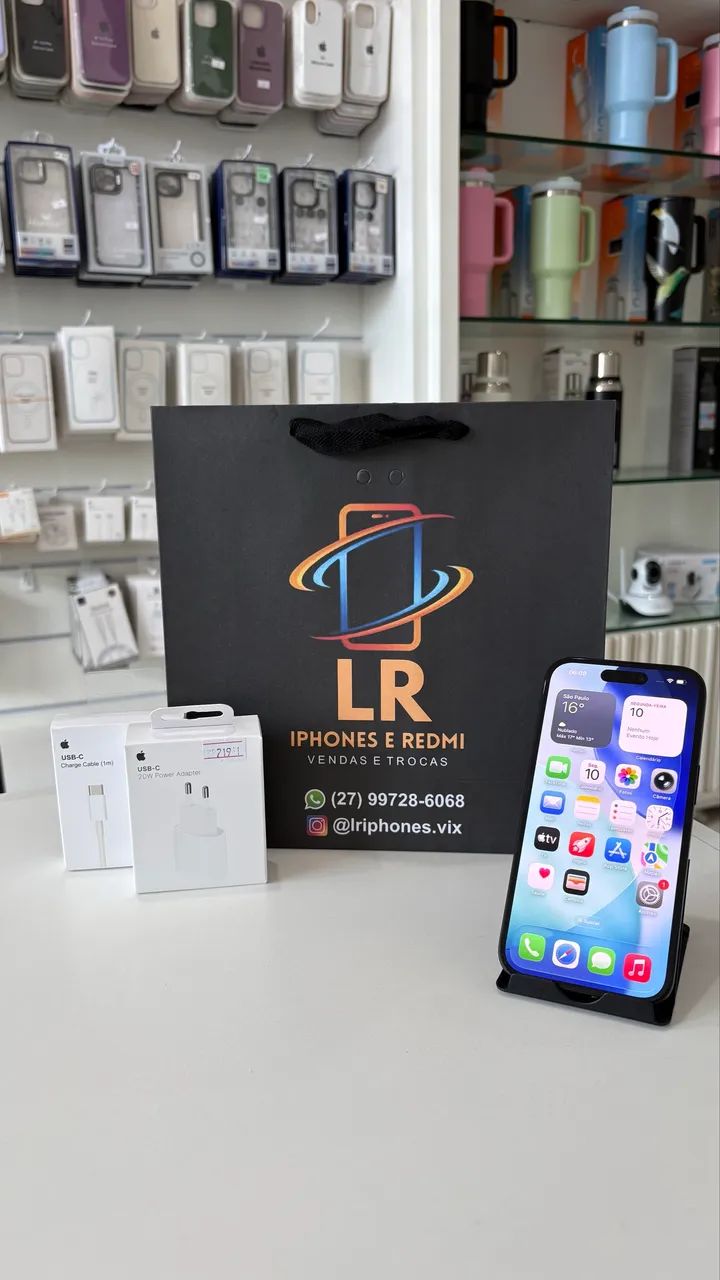 iPhone 15 128GB preto 