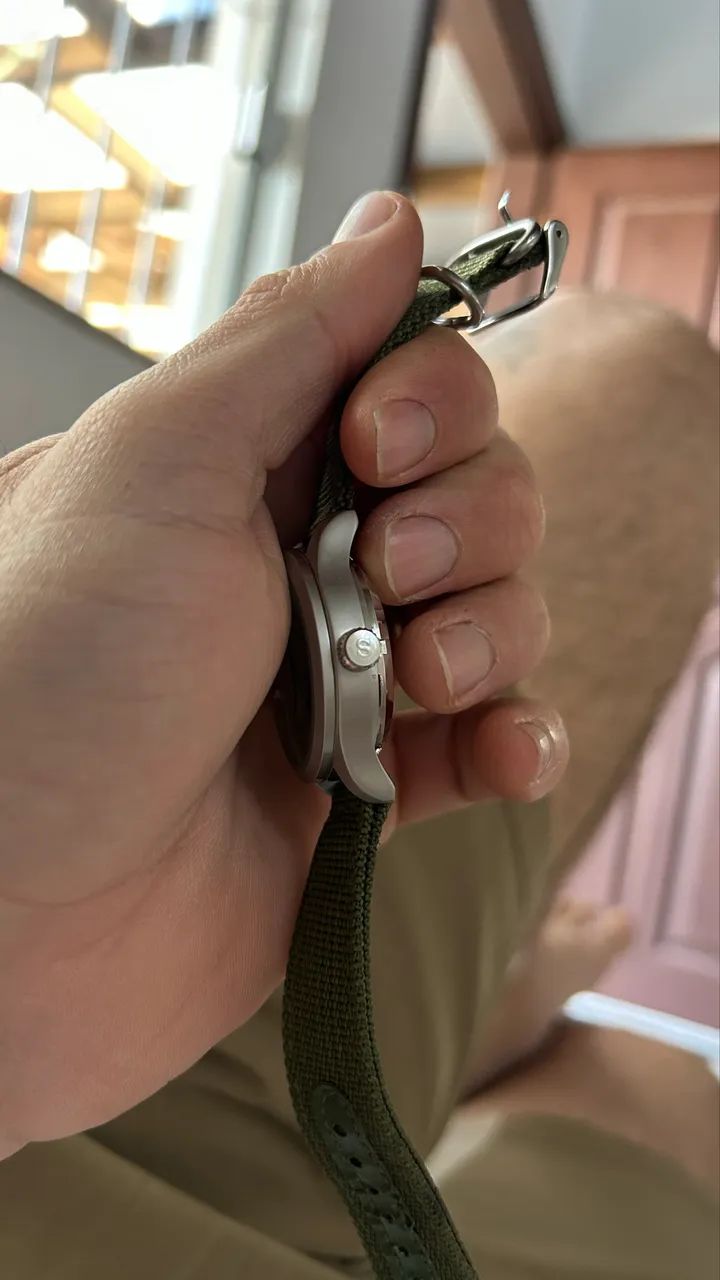 relógio seiko 5 field automático verde
