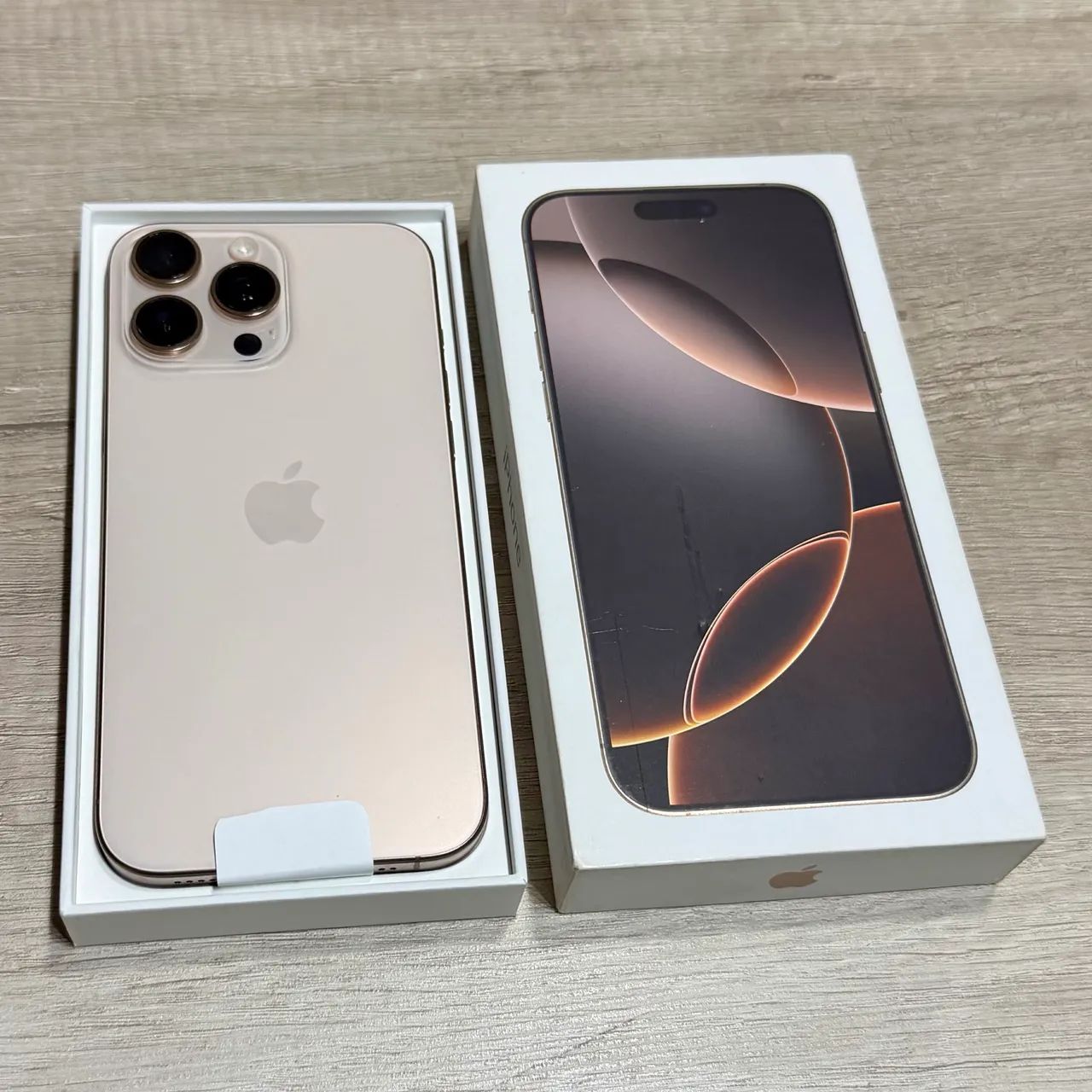 iphone 16 Pro max 512gb バッテリ100% 充放電222回 Apple iPhone 16 Pro Max (512 GB) - Titânio natural | Frete grátis