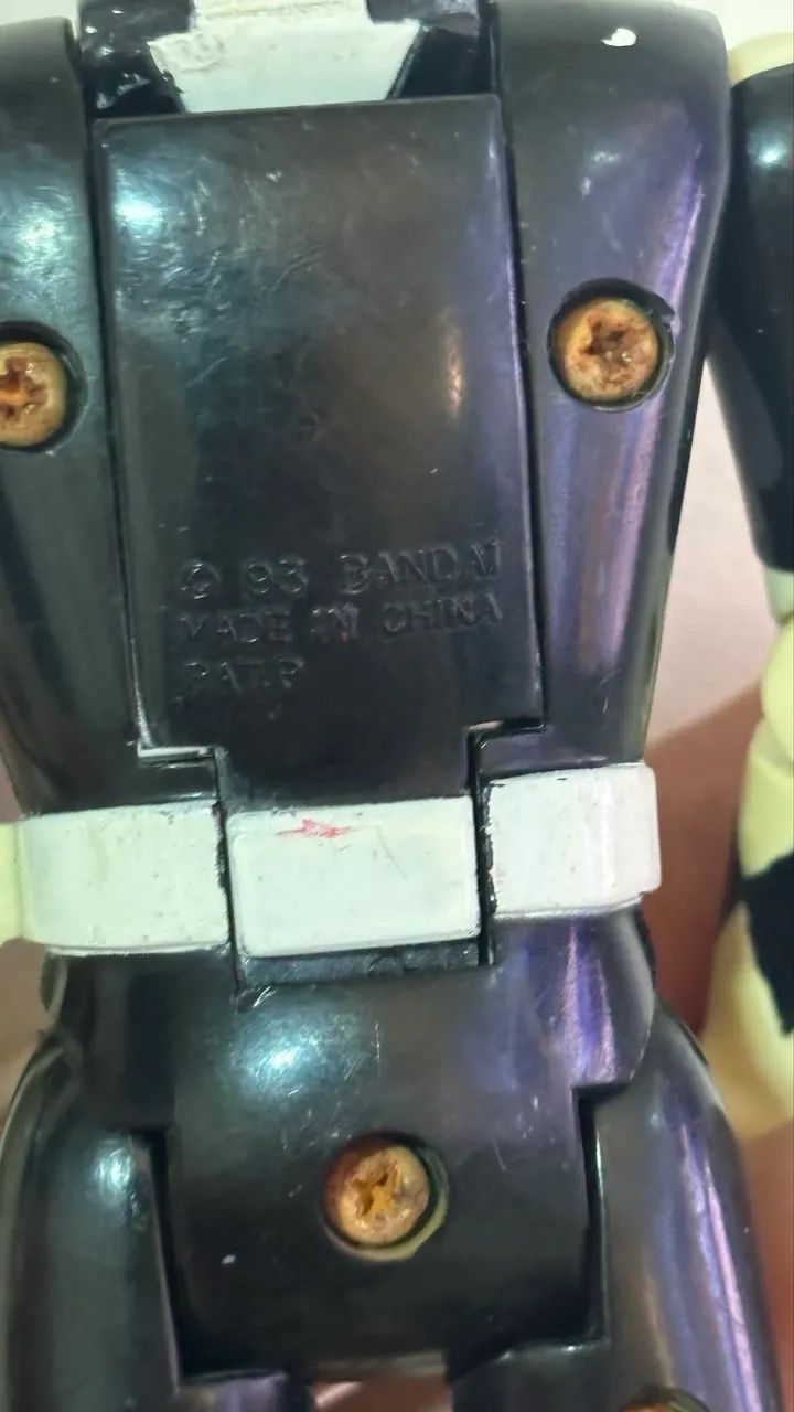 Power Rangers preto gira a cabeça original bandai 93 - Hobbies e