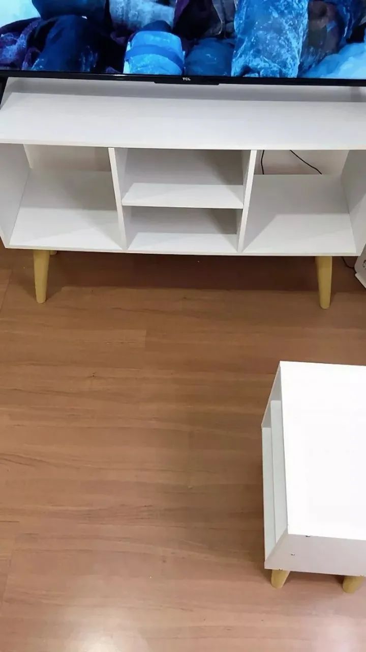 Rack para TV até 40 Polegadas Retrô Moderno para Sala e Quarto Compacto Noruega - Foto 2