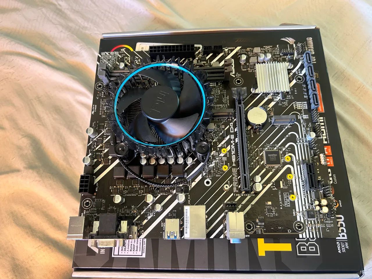 Placa mae prime h610e d4 e processador intel  i3 12100f  - Foto 5