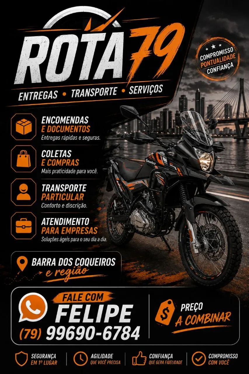 Entregador ( Transportes e Servicos)