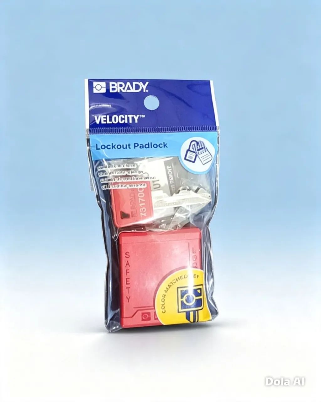 Cadeado de Bloqueio LOTO ? Modelo SDPL-38PL-RED-KD.