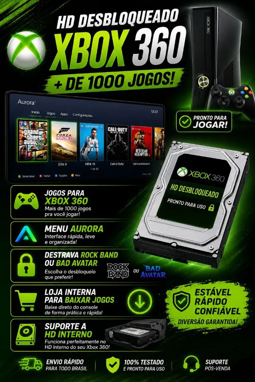 HD externo Xbox 360