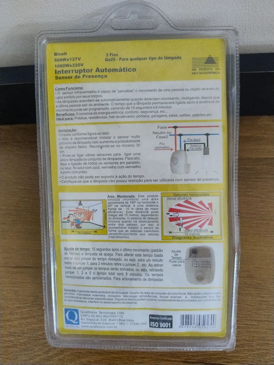 Sensor de Presença Multifuncional de Sobrepor Qualitronix - Foto 2