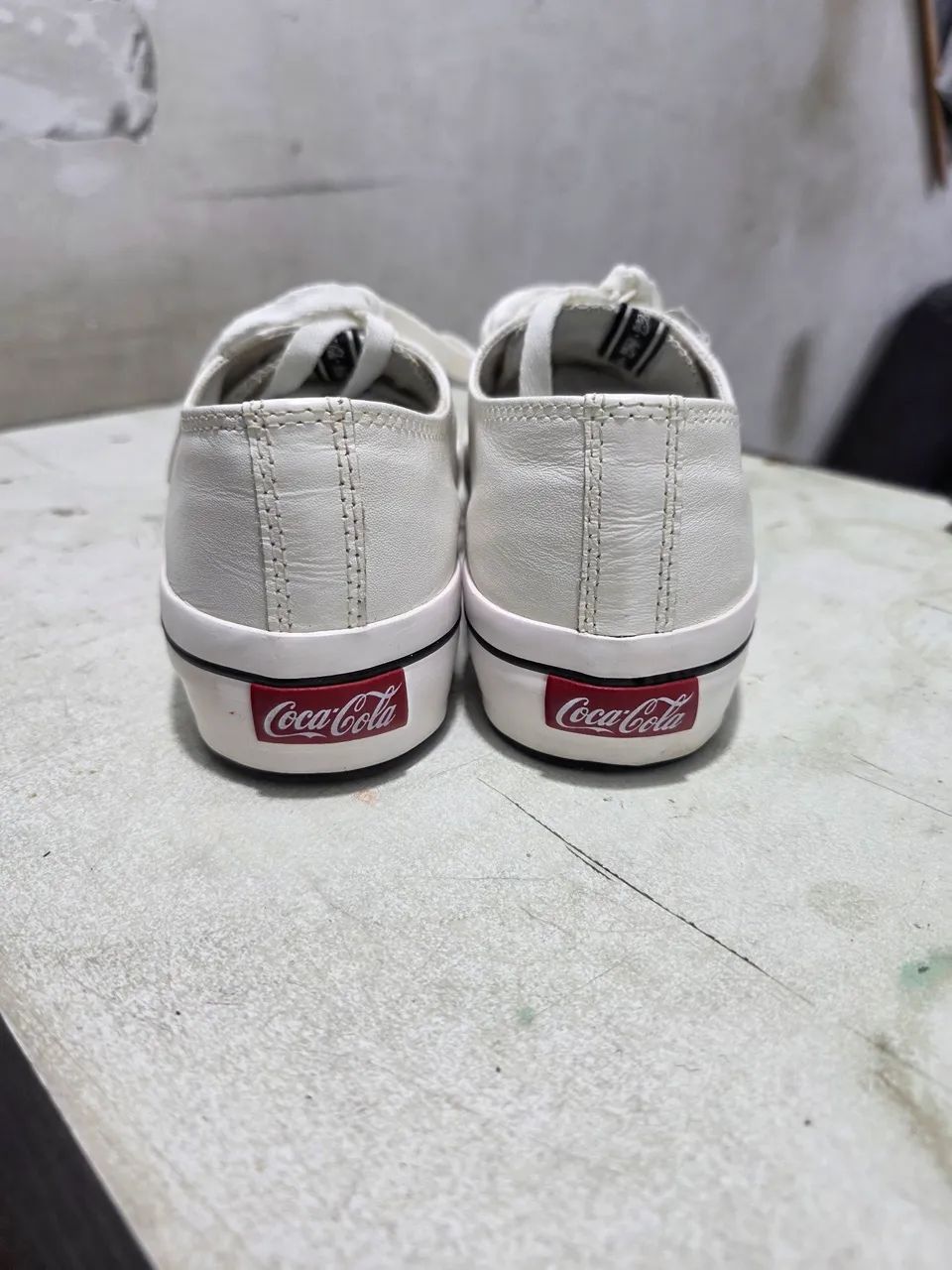 Tenis coca cola zerado em couro tam 38 - Foto 2