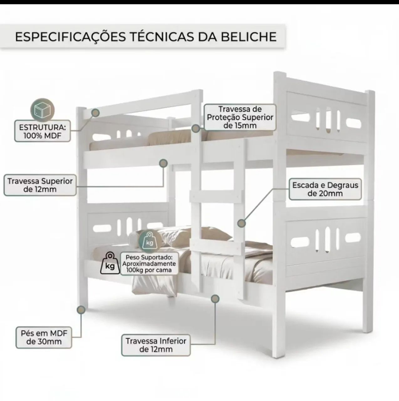 Cama beliche infantil  - Foto 4