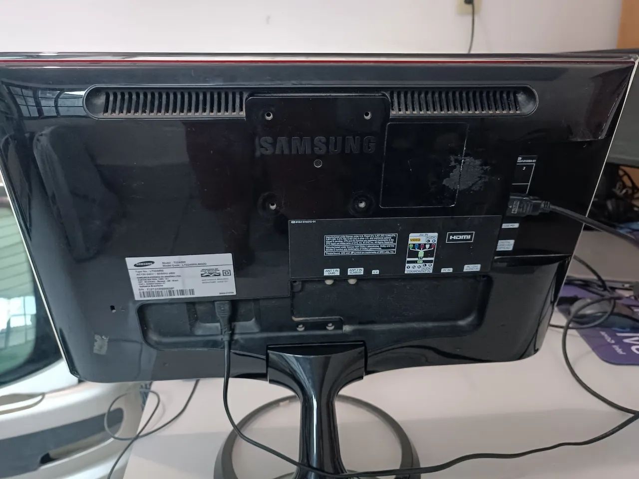 Vendo ou troco - Monitor TV Samsung T22A550 - LEIA O ANÚNCIO  - Foto 5