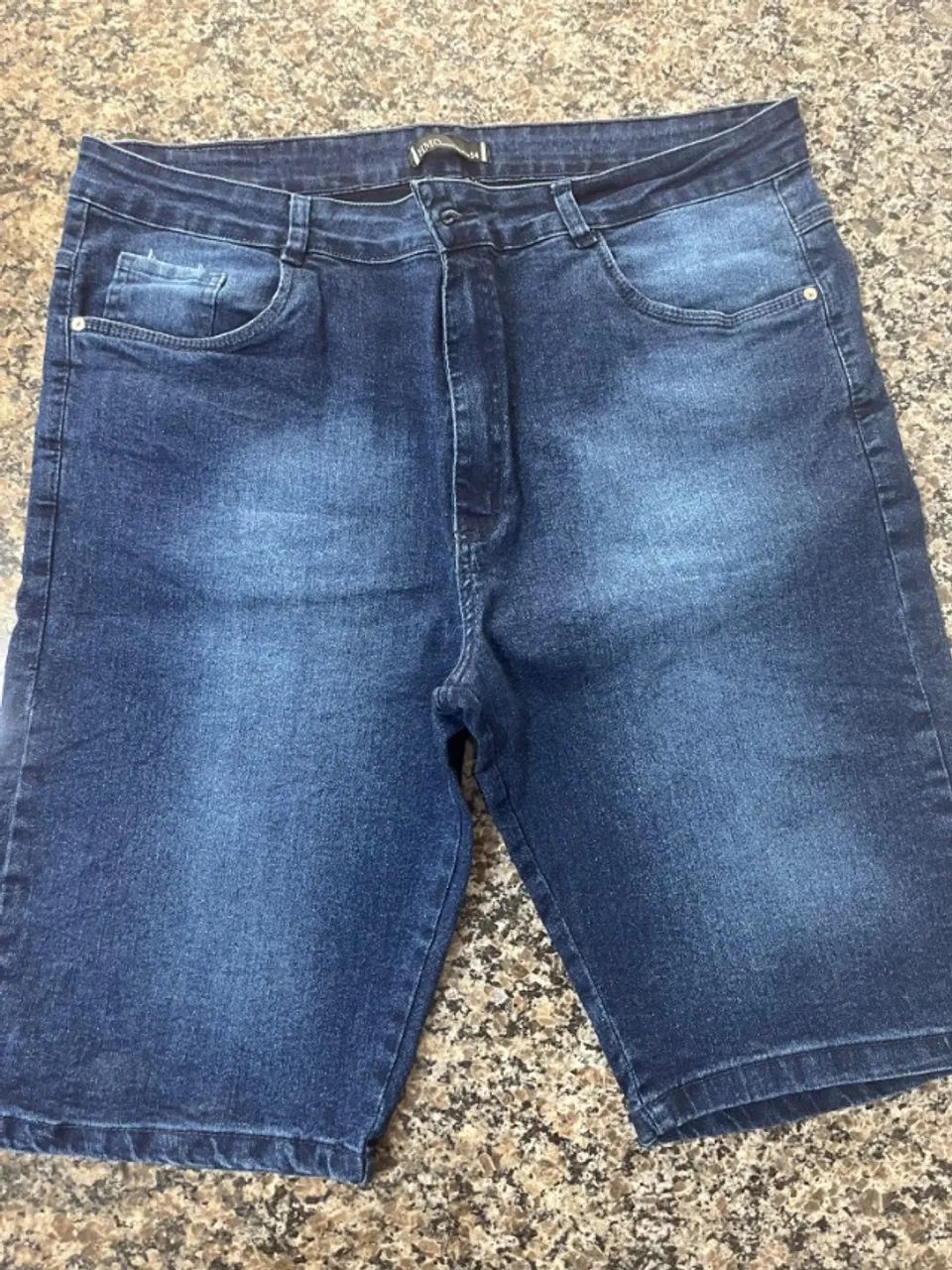 Bermuda Jeans Masculina Tamanho 54 - Semi Nova!