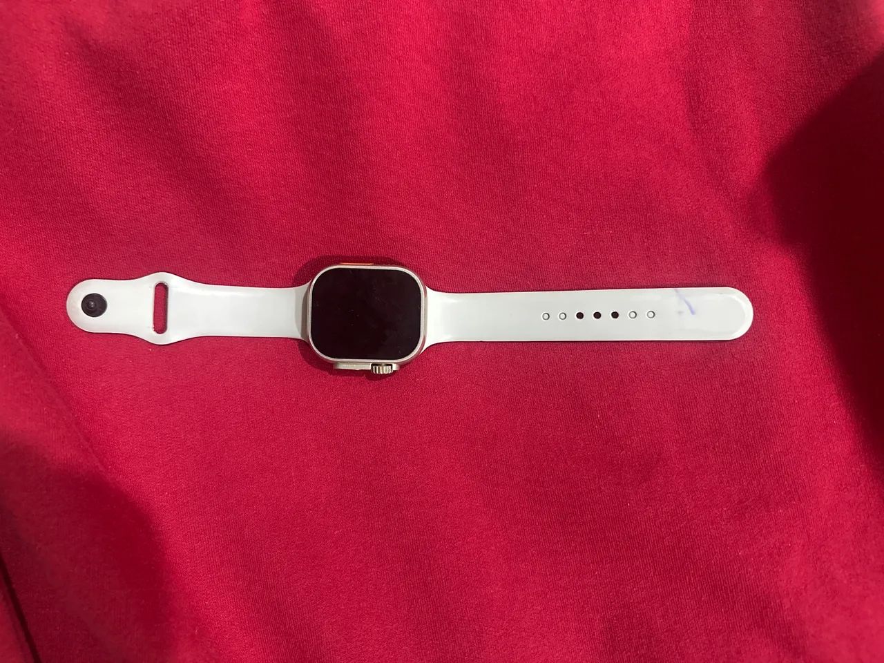relógio digital tipo apple watch, com duas pulseiras 