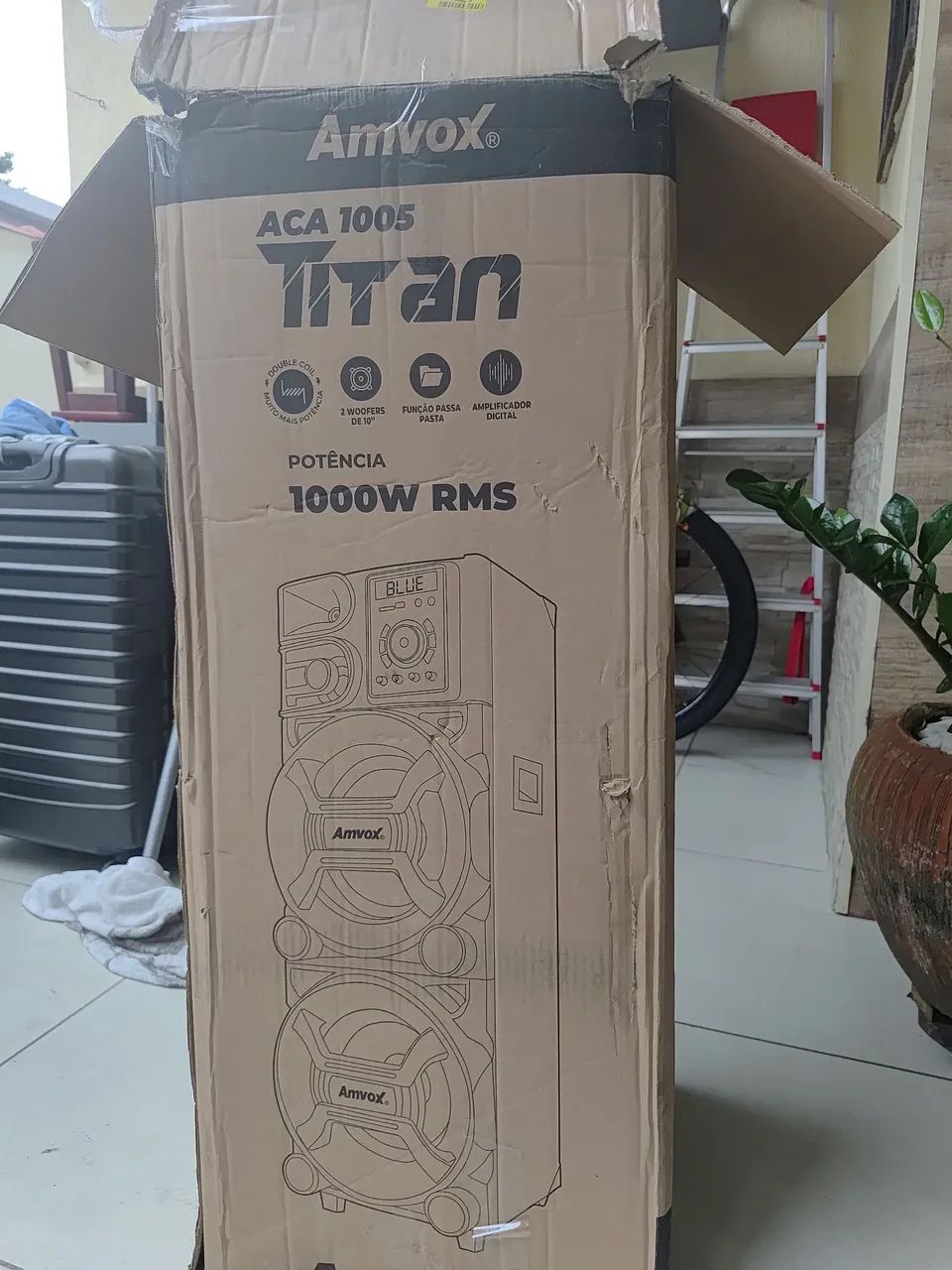 Caixa de som Amvox 1000w - Foto 2