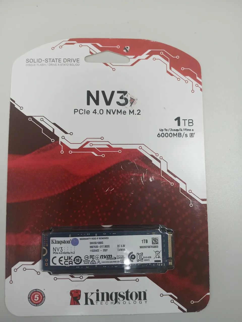 SSD NV3 1TB - 6000mb /s