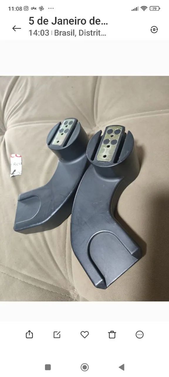 Adaptador pra carrinho Quinny 