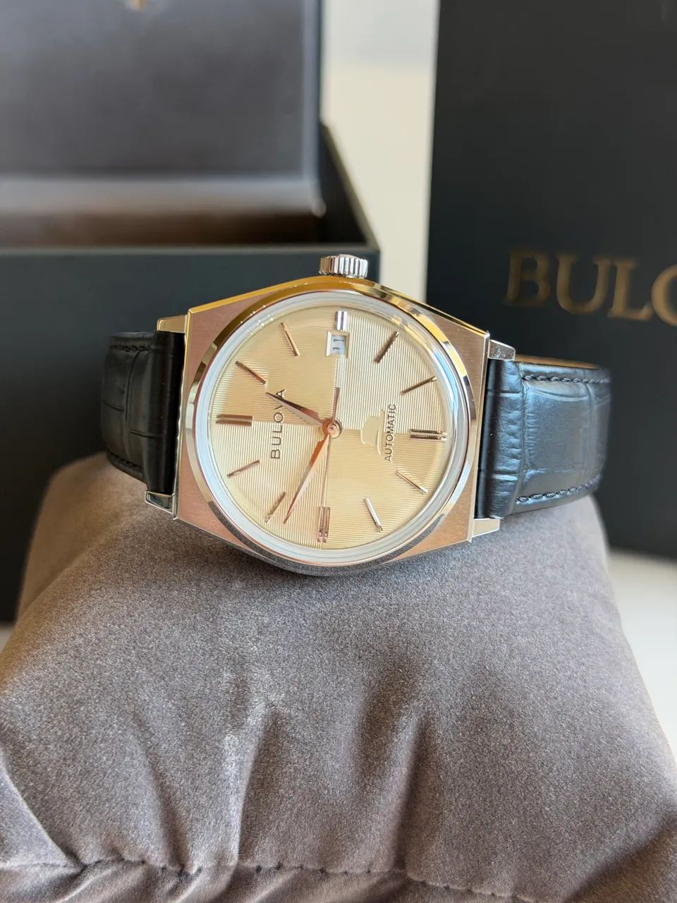 Relógio Bulova Sinatra automático original novo