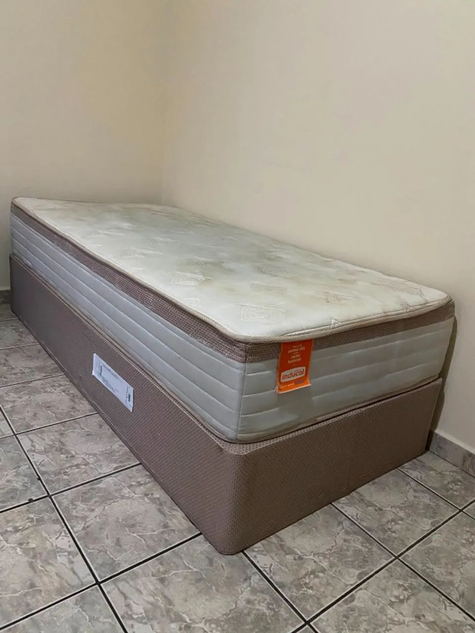 Cama Box Solteiro com Colchão - Venda por Mudança - Foto 3