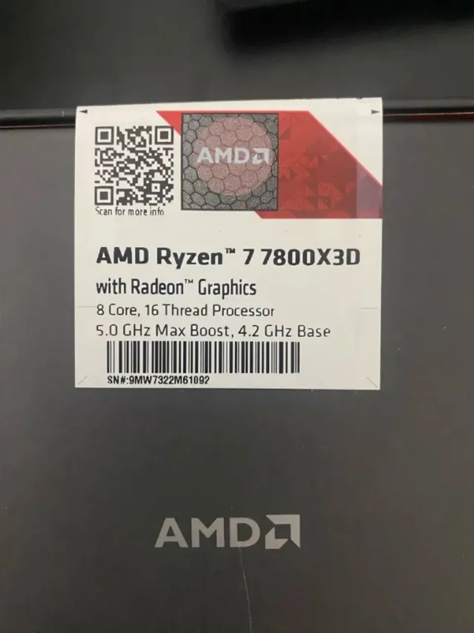 AMD Processador de desktop Ryzen 7 7800X3D 8 núcleos, 16 threads - Foto 3