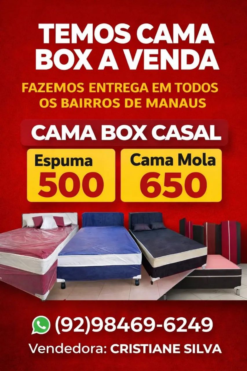 *CAMA BOX CASAL*