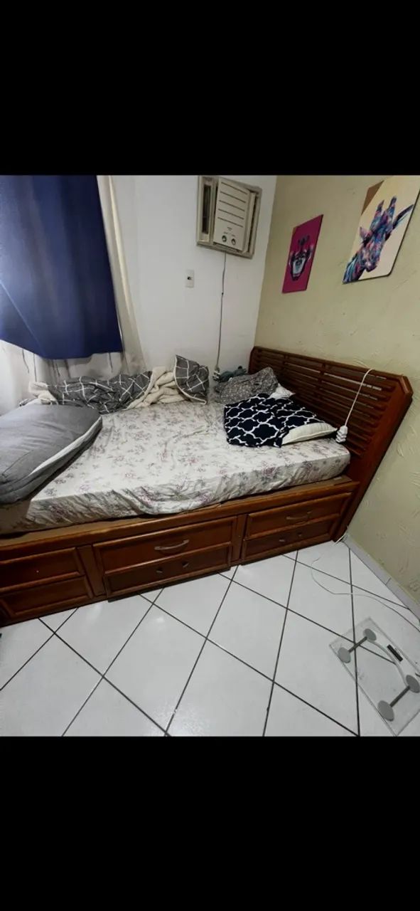CAMA QUEEN madeira maciça EMBUIA  - Foto 3