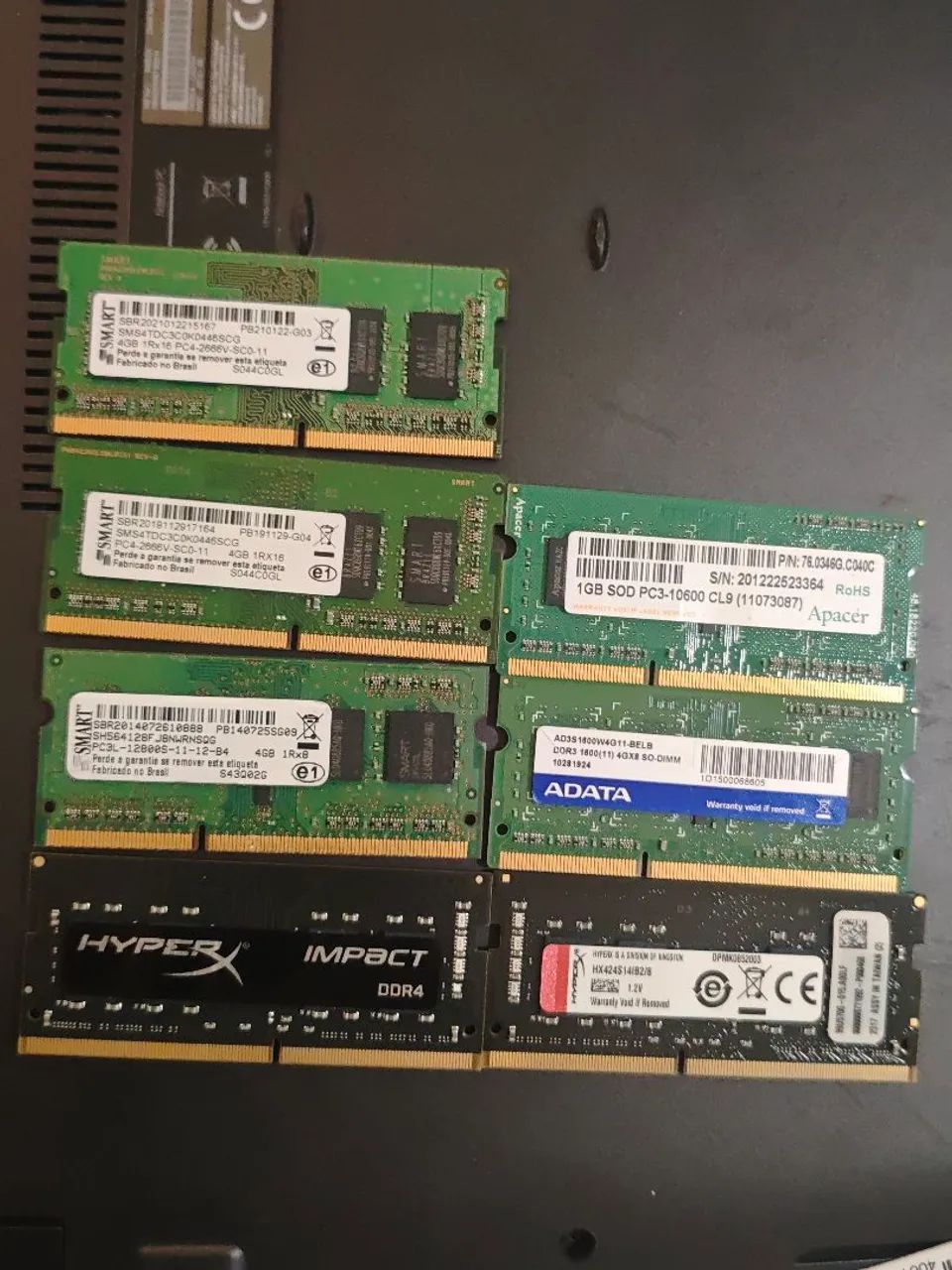 Memória RAM notebook valor a combinar
