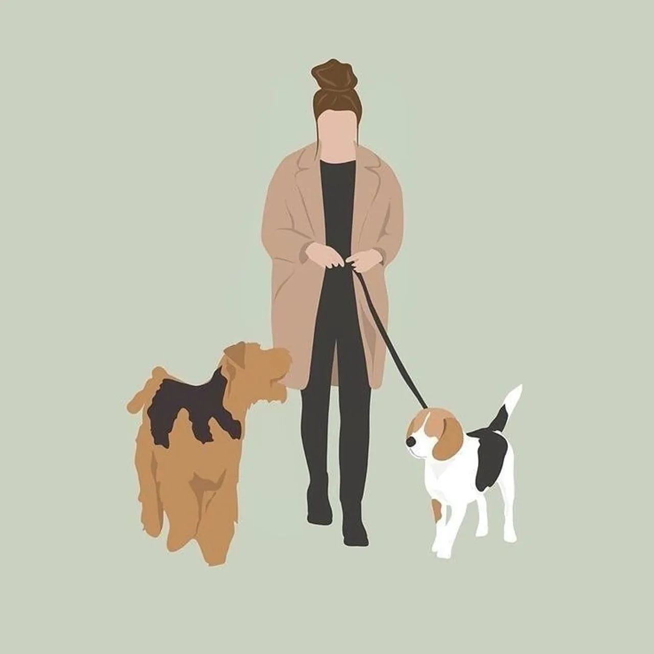 passeadora e adestradora de cães 