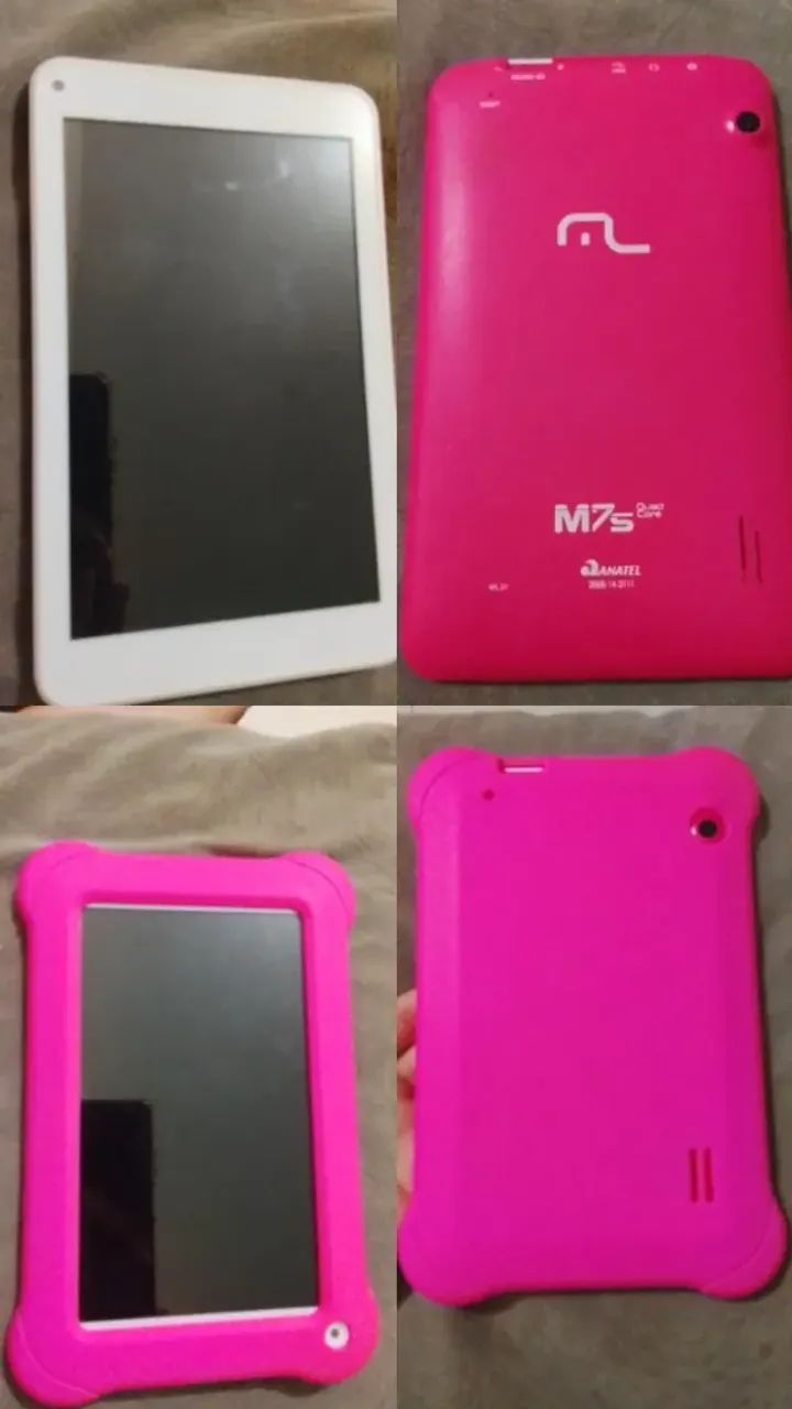 Tablet infantil rosa