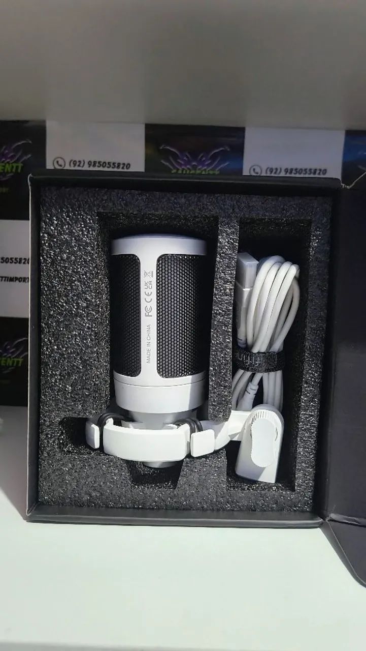 Microfone de Mesa Fifine A6V Ampligame - Foto 2