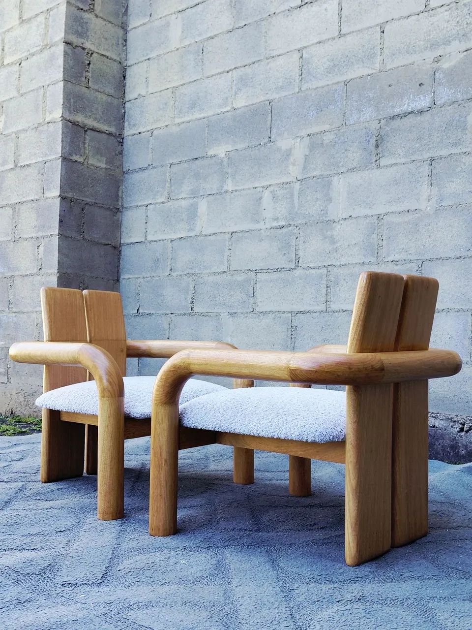 Par de Poltronas Design 1969 - Mid Century - Sapce age Organic