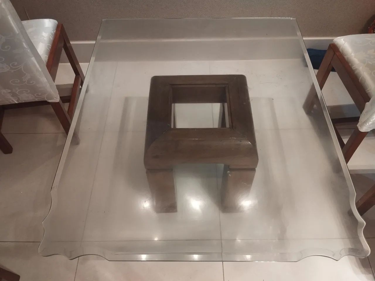 Tampo mesa de vidro 