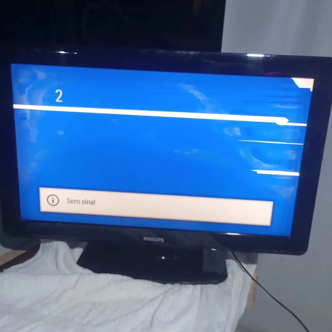 Tv 32' Philco Usada Funciona + Tela Manchada - Foto 4