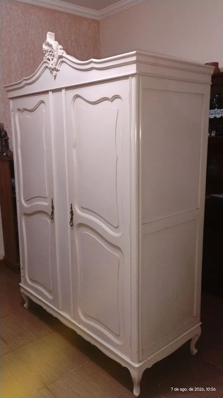 VENDO GUARDA-ROUPA PROVENÇAL LUIZ XV 2P. - Foto 3