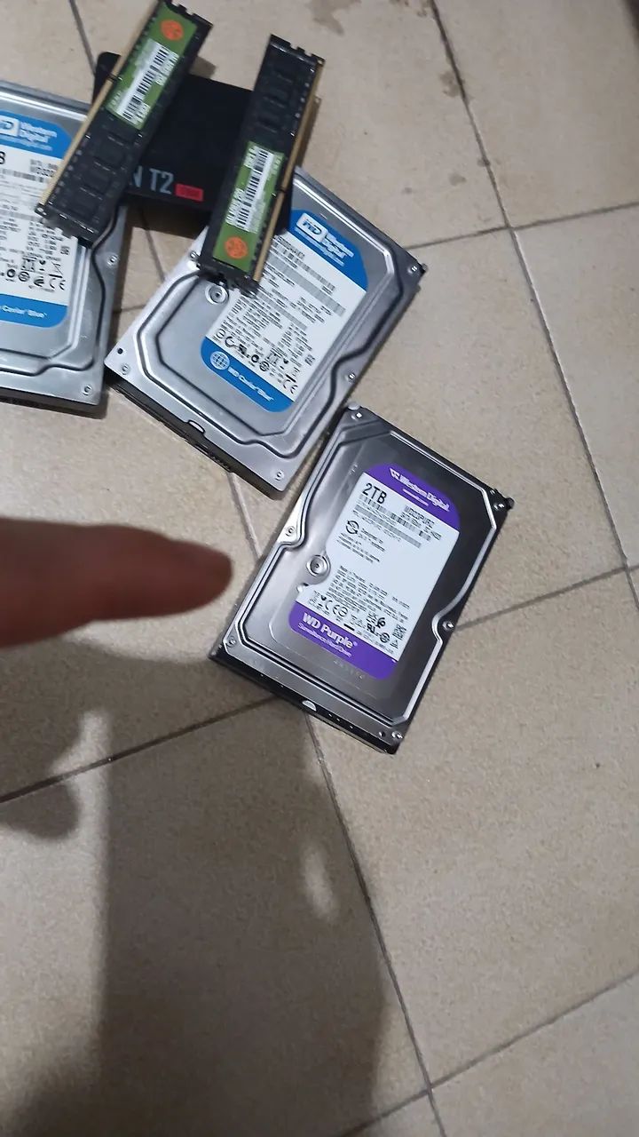 Ssd hds e memoria ram