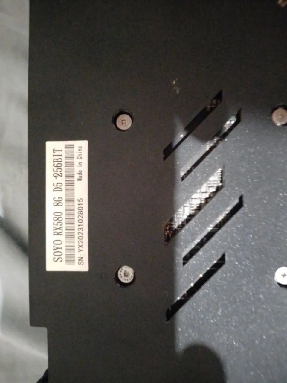 Placa de Vídeo RX580 8GB SOYO - Foto 4